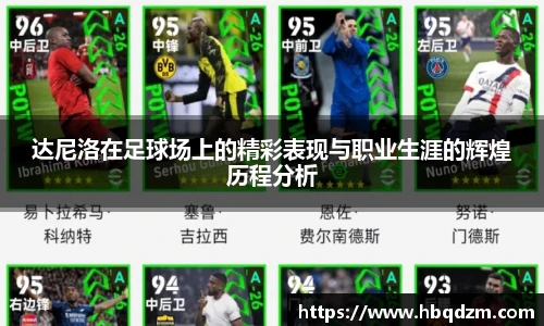 达尼洛在足球场上的精彩表现与职业生涯的辉煌历程分析